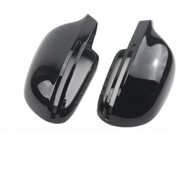 Imagem de Capa Para Espelho Lateral Do Carro, Preta, Retrovisor, Compatível Com Audi A3 A4 A5 A6 A8 Q3 Sq3 S4 S5 S6 S8 RS3 RS4 RS5 B8 8P 2008-2016(Turn Signal Light Hole Black)