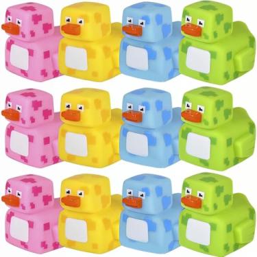 Imagem de Rhode Island Novelty 2" Pixelated Rubber Duckies (12 Piece)