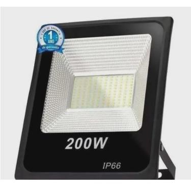 Imagem de Refletor de LED 200W Slin Branco Frio Bivolt 18000lm