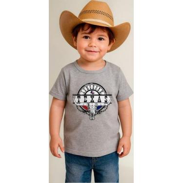 Imagem de Camiseta De Criança Moda Country Infantil Várias Cores E Tamanhos Farm
