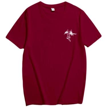 Imagem de Camiseta Streetwear Masculina Anjo Com AK47 Unissex Em Algodão-Masculino