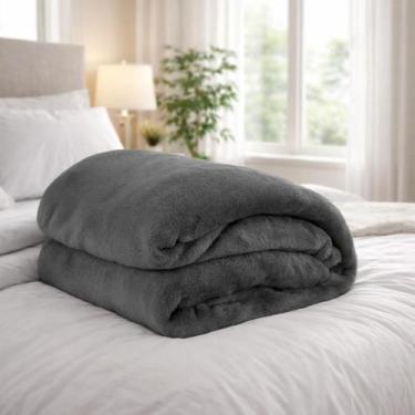 Imagem de Cobertor Manta Queen Microfibra Fleece Premium 01 Pç Toque Aveludado -