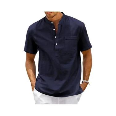 Imagem de Camisa Polo Masculina Slim Fit - Respirável, Manga Curta e Casual, BR-