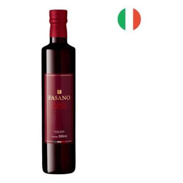 Imagem de Vinagre Vinho Tinto Fasano Importado Italia Premium 500 ml