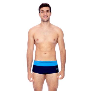 Imagem de Sunga Tradicional Color Block - AZUL NAUTICO AZUL COBALTO-Masculino