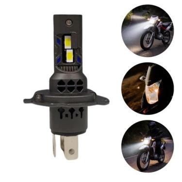 Imagem de Lâmpada de Led Pk20 H4 Nano Headlight Potente Branco Frio 6000K Farol 