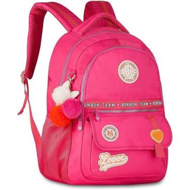 Imagem de Mochila costas Rebecca Bonbon High School Girls RB24005, Rosa