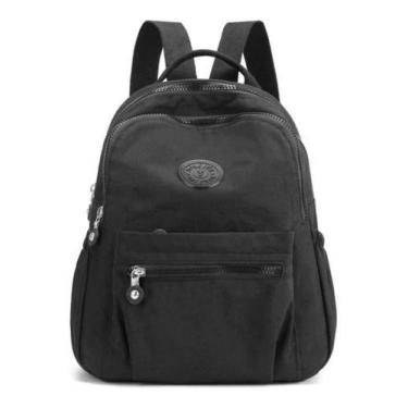Imagem de Mochila Feminina Impermeável Tactal Passeio  Ótimo, Preto