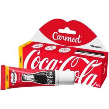 Imagem de Hidratante Labial Carmed Sabor Coca-Cola Vermelho, 10g - Cimed
