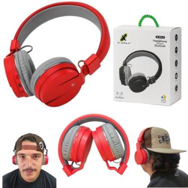 Imagem de Headset Bluetooth 5.3 Fone Sem Fio Regulável Com Microfone - X-CELL, V