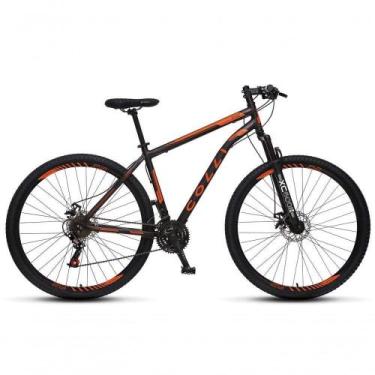 Imagem de Bicicleta Athena Aro 29 Em Aço Com 21 Marchas Colli Preto-laranja