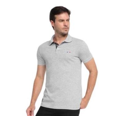 Imagem de Camisa Polo FMF  Básica Piquet no Estilo Tommy Bordado França-Masculino