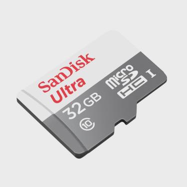 Imagem de Cartão de Memória Micro Sd 32GB Classe 10 SanDisk + Adaptador