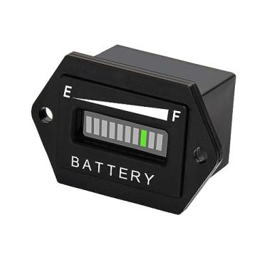 Imagem de Runleader Medidor de capacidade de bateria LED de 36 V, exibição de carga e descarga da bateria, aplicável ao carrinho de golfe alimentado por bateria de chumbo-ácido, empilhadeira, cortador de grama,