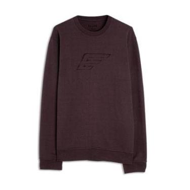 Imagem de Blusa Ellus Moletom Maxi Easa Masculina Bordô-Masculino