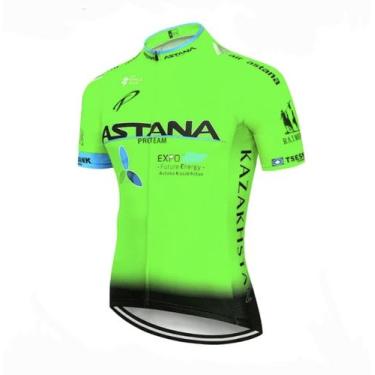Imagem de Camisa Ciclismo Astana Refactor Mangá Curta - Refactor Astana
