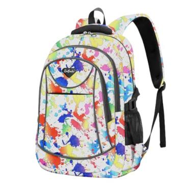Imagem de SUTMDO Mochilas leves casuais para meninos e meninas, mochilas escolares, mochila para laptop de 38 cm, bolsa de viagem, 211hhua, Large
