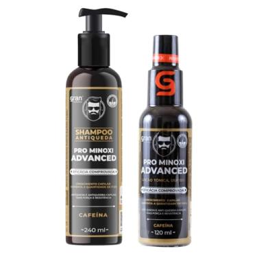 Imagem de Kit Tônico e Shampoo Antiqueda Pro Minoxi Advanced Crescimento Capilar Acelerado e Redução de Queda Para Fortalecimento Dos Cabelos