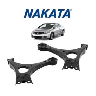 Imagem de Bandeja Suspensão Sem Pivô Dianteira Esquerda+Direita Honda Civic 2007