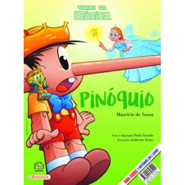 Imagem de Livro - Turma da Mônica - Vira-virou - Mágico de Oz / Pinóquio