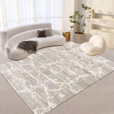 Imagem de Tapete cinza para casa, sofá, cadeira, área, tapetes, tamanho grande, 200x300, carpetes para sala de estar, quarto, sala de estar, tapete macio, flanela, 2.200x250 cm, 78,7x98 pol.
