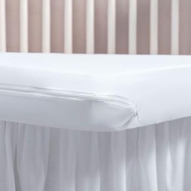 Imagem de Capa de Colchão Berço Americano Malha Gel Com Zíper  - Rei do Kit Berç