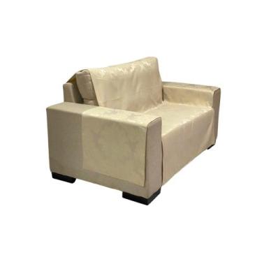 Imagem de Protetor Para Sofá Com Braços Jacquard - MUMUDECOR, 138 NUDE, 3 LUGARE