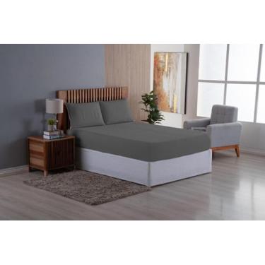 Imagem de Capa Impermeável para Colchão Casal Queen Tecido Micropercal 400 Fios 