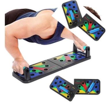 Imagem de Prancha Flexão Musculos peitoral Apoio Treinamento Musculação - Novo S