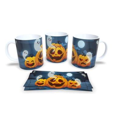 Imagem de Canecas de Porcelana Personalizadas Halloween 2 - Estampa Sublimada, M