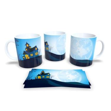 Imagem de Canecas de Porcelana Personalizadas Halloween - Estampa Sublimada, Mod
