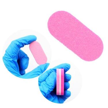 Imagem de Micro lixa polidora helen color 100/180 alongamento de unhas