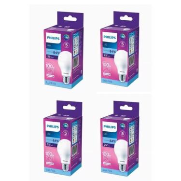 Imagem de Kit 4 Lâmpada Led Bulbo 16w Eq100w Philips 6500k 1527l