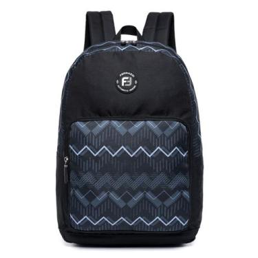 Imagem de Mochila Escolar Ferrazzi Bolsa Casual Resistente Masculina Faculdade, 