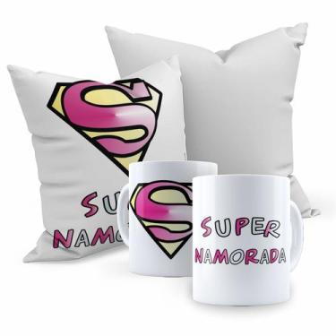 Imagem de Kit Dia dos namorados Caneca de Porcelana + Almofada - Planetarte, Sup