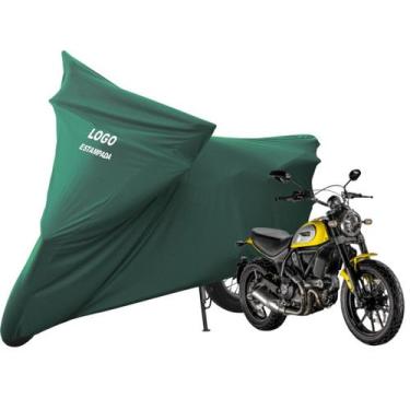 Imagem de Capa Para Cobrir Moto Ducati Scrambler Icon De Luxo - Mz, Verde