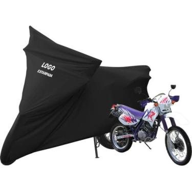 Imagem de Capa De Cobrir Moto Honda XR 200 R Sob Medidas Com Logo - Mz, Preta