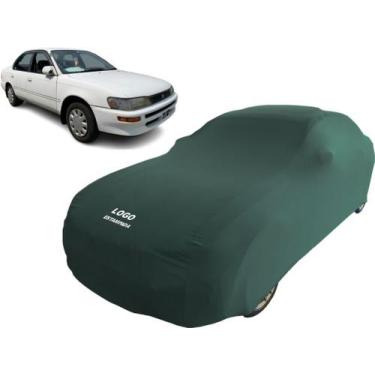 Imagem de Capa Carro Toyota Corolla Proteção Pintura Com Elástico - Mz, Verde