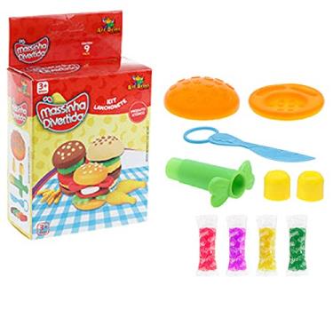 Imagem de Massinha de modelar Hambúrguer massinha comidinha