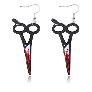 Imagem de Brincos de gota de faca para mulheres brincos de adaga de acrílico góticos, brincos de Halloween para mulheres, joias de festa de Halloween, outro, outro