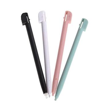Imagem de GGZone 4 peças, 12 peças, caneta stylus colorida de toque, gamepad para Nintendo NDS DS Lite DSL NDSL (4 peças)
