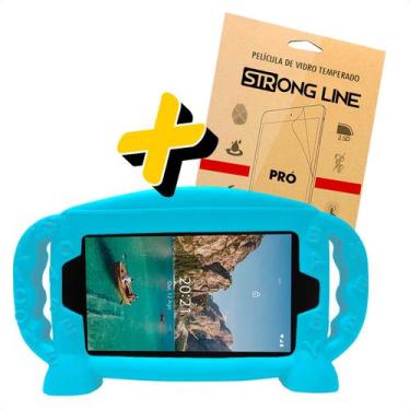 Imagem de Capa Capinha Tablet Mirage 7 Polegadas Infantil Case Silicone + Pelicu