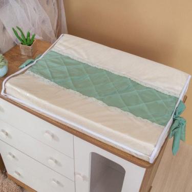 Imagem de Trocador Anatômico de Bebê Luxo - Miguel Baby, Verde