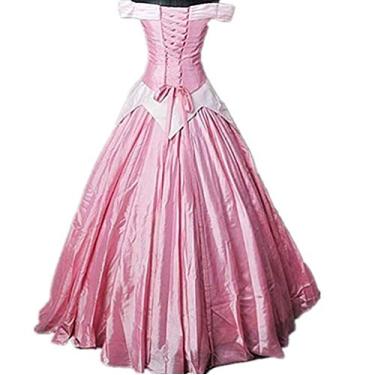 Imagem de Vestido de festa feminino, princesa, aurora, cosplay, fantasia, Halloween, Natal, cosplay, Tamanho:, Small