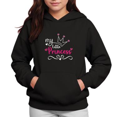 Imagem de Moletom Infantil Canguru Menina Estampa Minha Princesa-Feminino