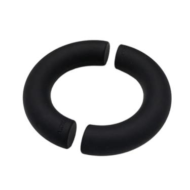 Imagem de menolana 2x meio círculo de halteres de meio círculo Equipamento de fitness versátil para mulheres compactas pesos manuais Dumbbells para ginásio em casa do, Black 2kg