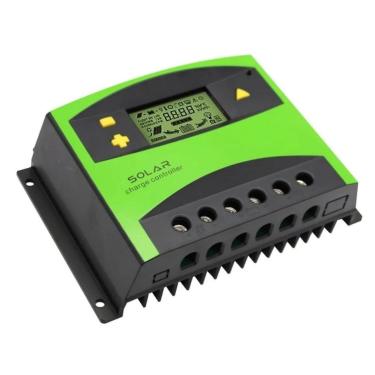 Imagem de Controlador Carga Painel Solar Tc 40A Usb 12/24V Pwm Lucky