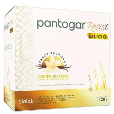 Imagem de Pantogar Resist Silício Sabor Baunilha 420g - Biolab