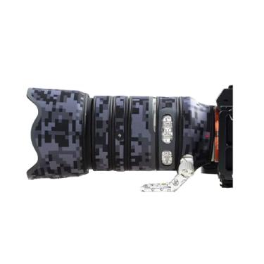 Imagem de Capa de lente para Sony FE 70-200 mm F/4 G OSS II camuflagem capa de proteção para lente de câmera (cor #camuflagem digital - à prova d'água) capa de chuva