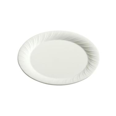 Imagem de Prato plano de cerâmica para bife ocidental, prato de prato frio para utensílios domésticos brancos - 31 cm